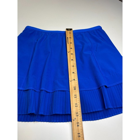 Ibkul Skirt XS Blue Tennis Golf Pull On Lined Skort Active Pleated - Picture 8 of 9